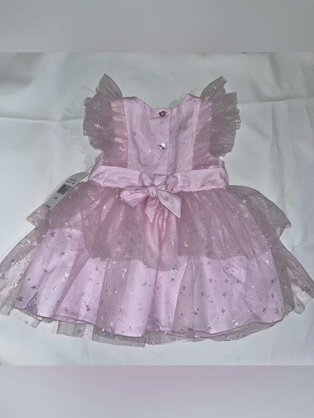 Pippa and Julie Pink Star Tulle Dress NWT 12M - Picture 4 of 5